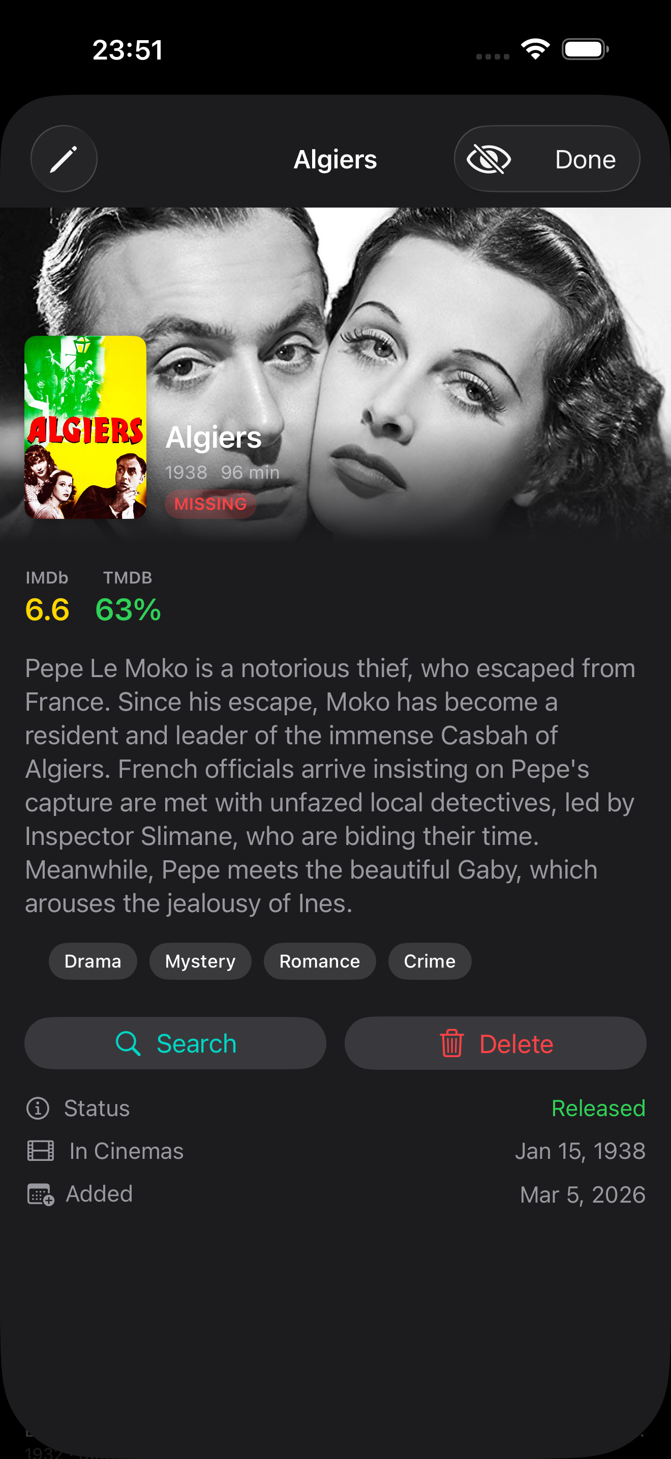 Managerr app screenshot