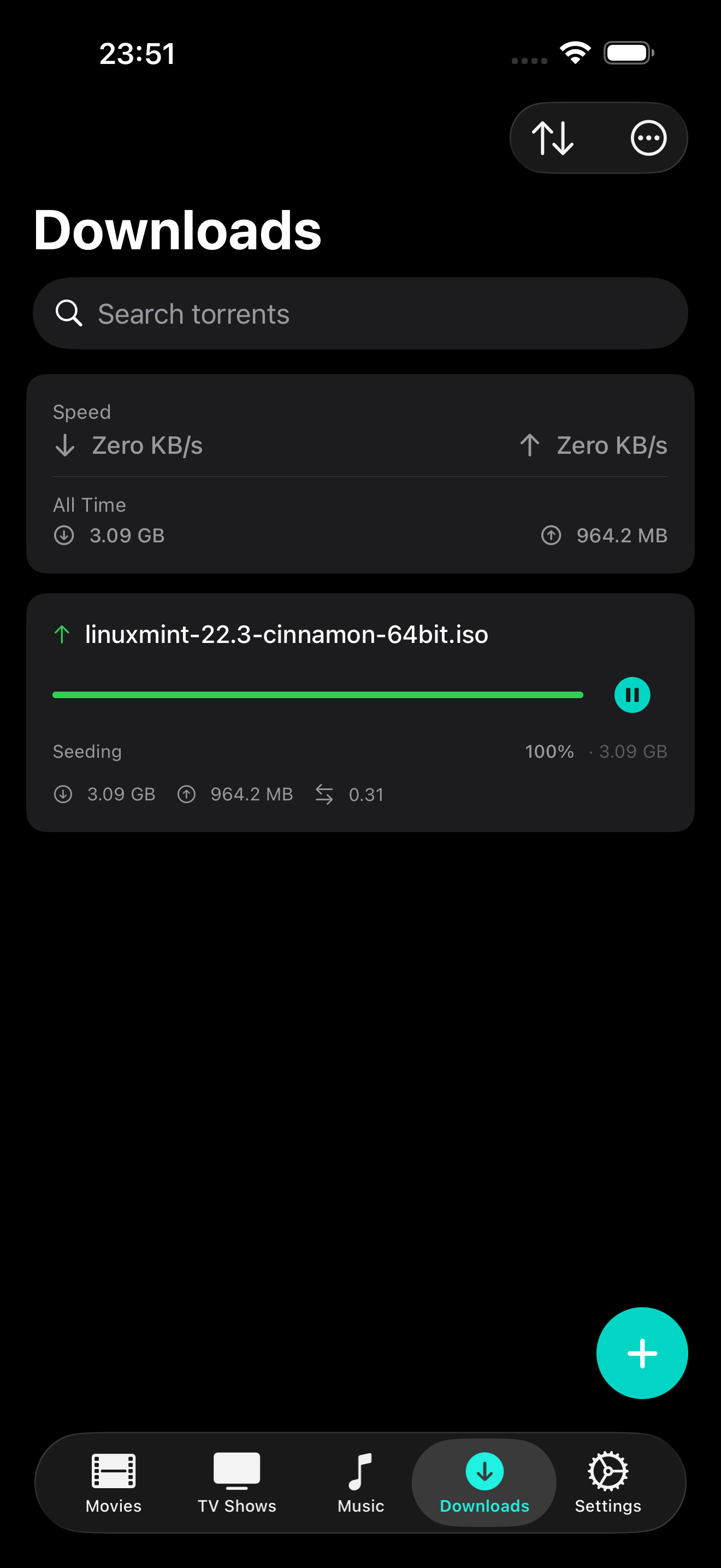 Managerr app screenshot