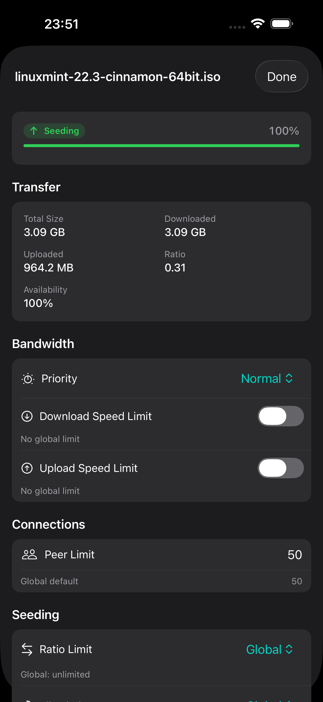 Managerr app screenshot