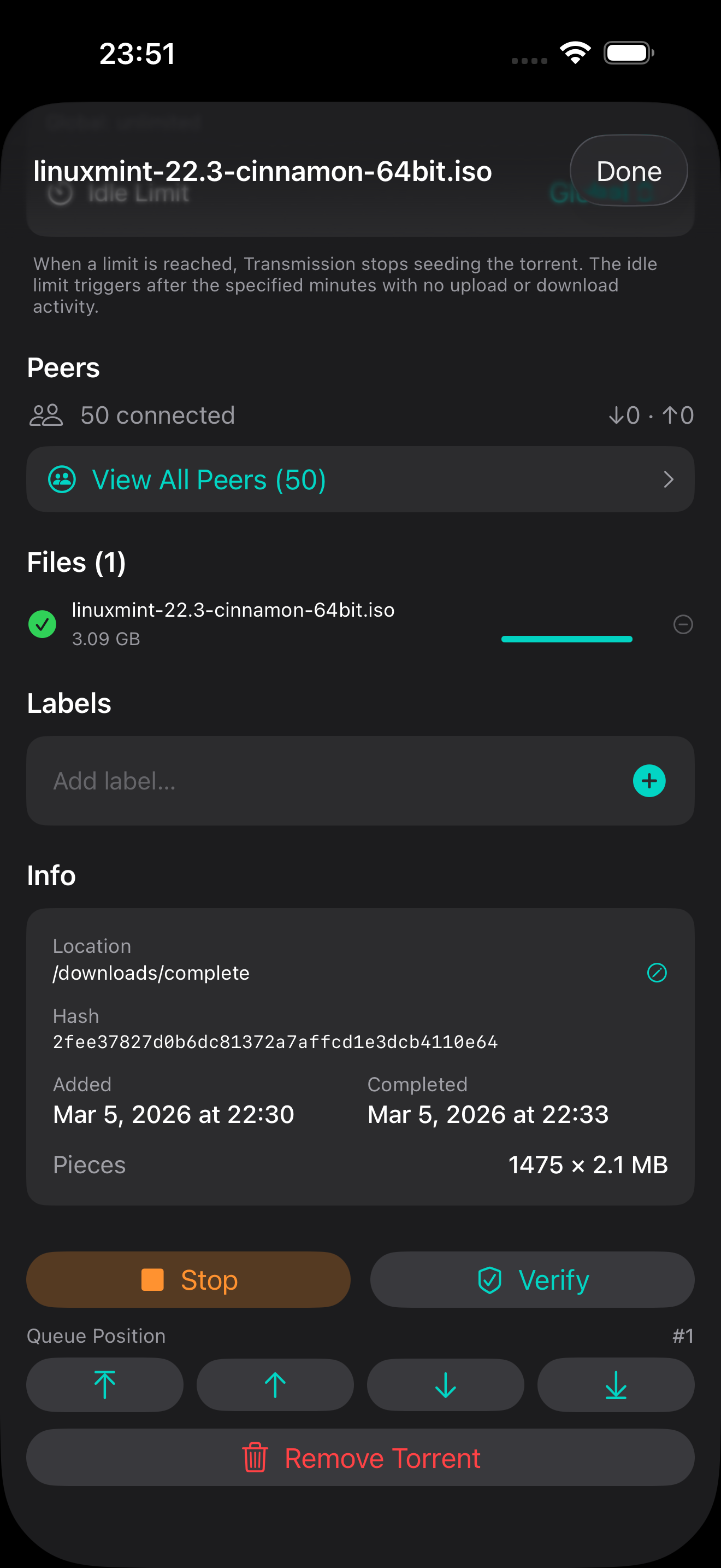 Managerr app screenshot